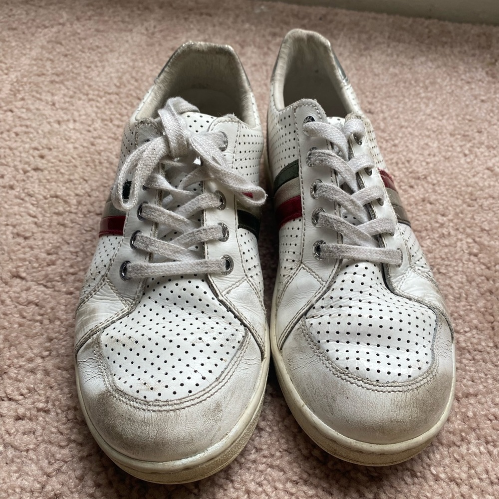 Dolce & Gabbana Leather Sneakers Shoes Size 33 Kids Boys Toddler $225